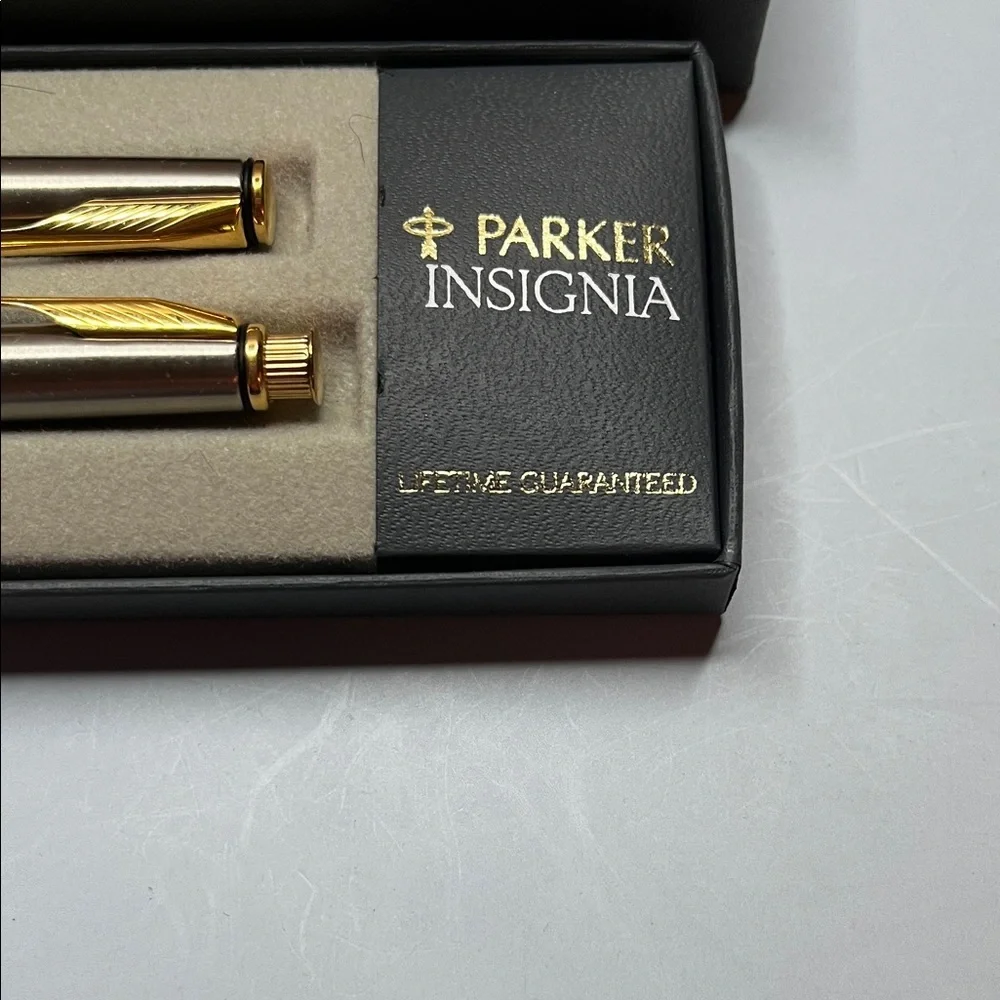 Vintage 90s Parker Insignia Pen/Pencil Set